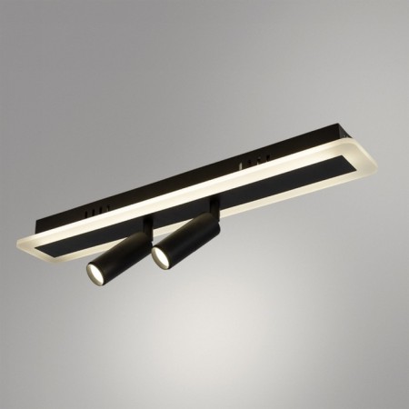 STOSTE ARTE LAMP Tommy A2607PL-22BK, LED, 2x22 W, 10x60x4 cm, 1100 lm, black, white-1