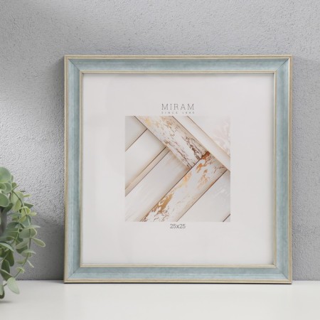 Photo frame Plastic "Mira" 25x25 cm, 642498 Sea (plastic screen)