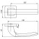 Separate handle PUNTO Orion QR SN/CP-3, Matte Nickel/Chrome color