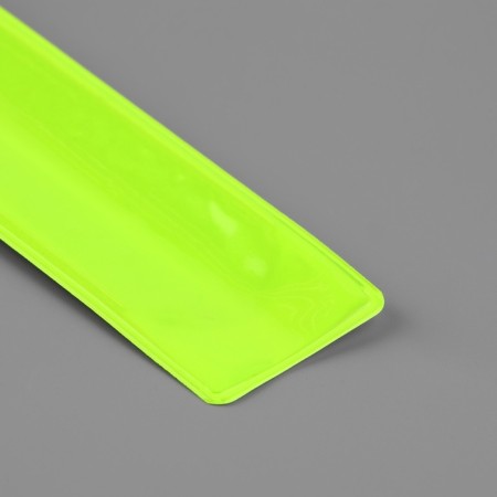 Reflective slap score, self-fixed, 3 × 30 cm, light green color-1