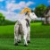 Garden figure "Alpine goat" 40x40cm