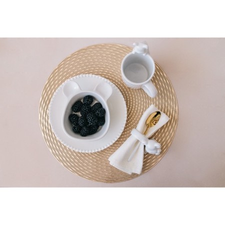 Candy of ceramic shares "Mishka Otto", 290 ml, 15 × 12 × 5 cm, white color-10
