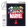 Notebook 48 sheets in a cage, cardboard cover, chibiki, Avengers