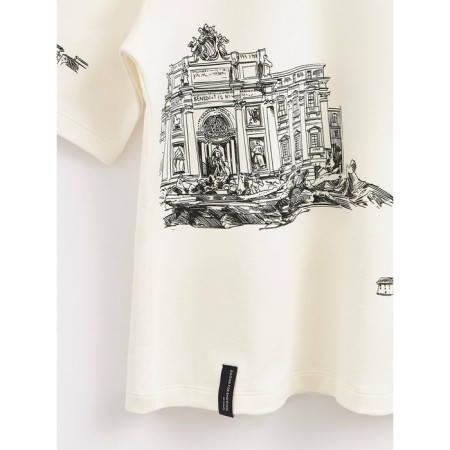 Women's T -shirt Conte Elegant, Size S, Ecru color-5
