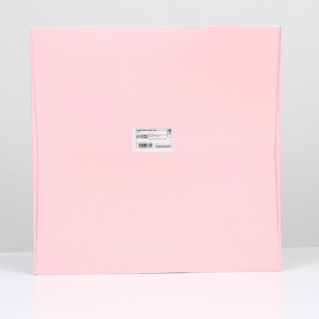 Package for a 30x30x30cm cake pink, 1pc-1