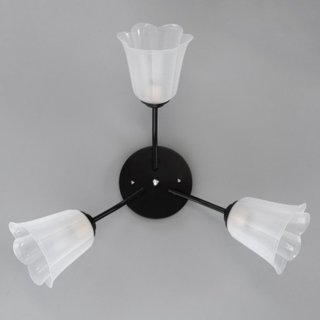 Causte "Online" (Flower) 3x15W E27 Model: BR 00235 Black/Transparent-3