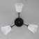 Causte "Online" (Flower) 3x15W E27 Model: BR 00235 Black/Transparent