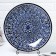 Largan Rishtan ceramics "Kalam", 42 cm, blue