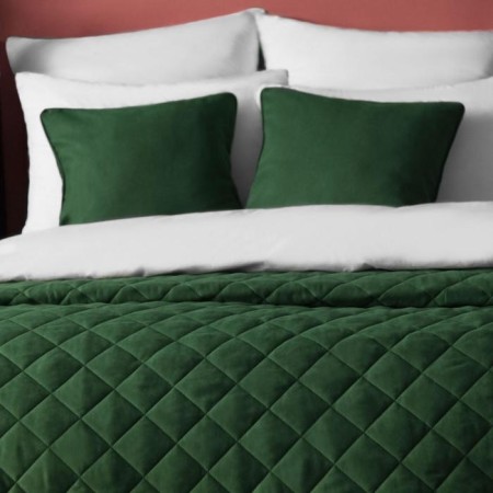 Cover with pillowcases "Kim", size 160x220 cm, emerald color-2