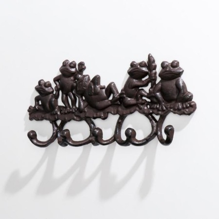 Decorative metal hooks "Frogs" 14x31x4 cm