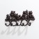 Decorative metal hooks "Frogs" 14x31x4 cm