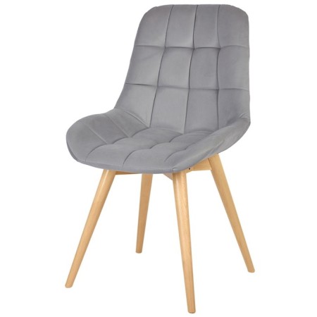 Dining stool Polini Home Verona SD, color light-gray-natural