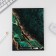 A4 notebook in a cage, 80 sheets on a paper clip, “September 1: Malachite”, cover coated cardboard 215 gr., 80 gr., Beliac 96%