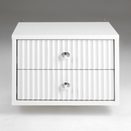 Tumbling bedspread of Astoria, 400x350x270, White/ White MDF 19mm-2
