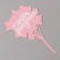 Topper "Happy Birthday. Star", pink with white, give beautifully