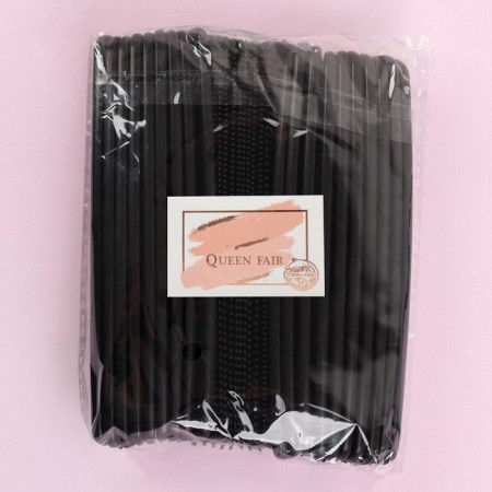 Combined comb, 12 × 3 cm, packing 30 pcs, black color-4