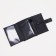 Male purse on a magnet, a department for auto documents and passports, black color