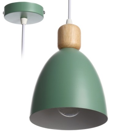 Lamp Bayerlux "cap" 1x40W E27 green 14x14x100 cm.