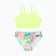 Separate swimsuit for girls, light color, height 116-122 cm
