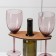 Wine and two glasses stand, 10 × 22 × 1 cm