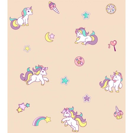 Paper wallpapers "horses" d894 02, 0.53x10.05m