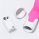 A vibrator with a clitoral stimulator, 12 modes, heating, 23.7 x7.6 cm, pink