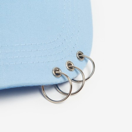 Women's cap Minaku with rings Blue color, rr 56-58-6