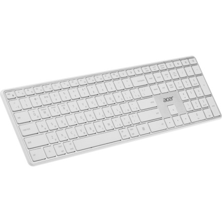 Keyboard Acer OKR301 White/silver USB wireless BT/Radio Slim Multimedia (ZL.KBDE 106689-1