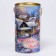 Gift box, tube "Grandfather Frost" 120x220mm
