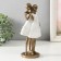 Polystone souvenir "Two sisters in white dresses with flowers" 9x7.5x21 cm