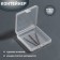 Container for cutter, 6.2 × 5.8 cm, transparent color