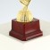 The 3rd place Cup, award figure, gold, plastic stand, 16.8 × 6.2 × 6.4 cm.