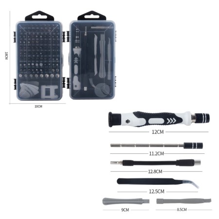 Repair set of tools in the case 115 in 1 for accurate work