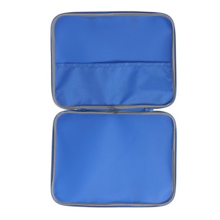 Folder with handles Textile A4, 360 x 270 x 20 mm, inner pocket Calligrata, "Office" 1Sh421, blue-4