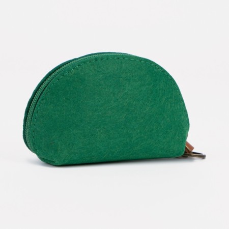 Women's wallet with lightning, green color-1