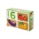 Cubes "Vegetables", without gluing, 6 pcs.