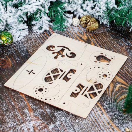 Harvesting for creativity "Santa Claus in a sleigh"-8