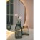 Decorative vase of glass, 127 × 80 × 147 mm, color gray color