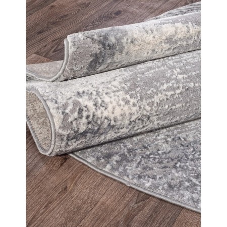 Oval Carbon Karmen Hali Armina, size 80x150 cm, color Grey/Grey-2