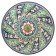 Largan Rishtan ceramics "Patterns", 28 cm, blue