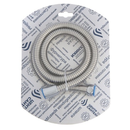 Shower hose "Center of the plumbing", 1/2, 150 cm, conical nut, stainless steel-4