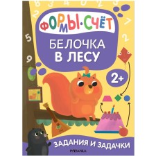 Tasks and tasks for kids. Squirrel in the forest