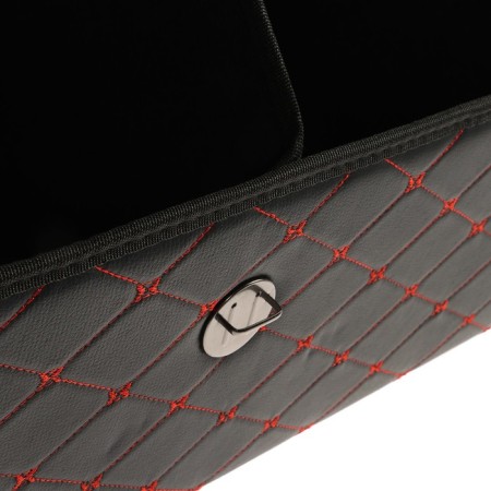 Organizer COFR in the trunk, 55 x 30 x 31 cm, eco-leather, black-red-6