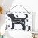 Hooks decorative wood "love and dog" 10.5x0.8x16 cm