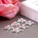 Decor for creativity plastic "Stars" silver set 30 pcs 1.2x1.2 cm