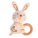 Gift set for newborn "Bunny", 3 soft rattles