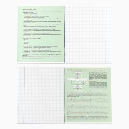 Subject notebook A5, 48 liters on the paper clip “September 1: Anime. Biology” VD LAK-2