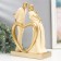 Souvenir Polystone "Meeting of lovers" White with gold 9x19x28 cm