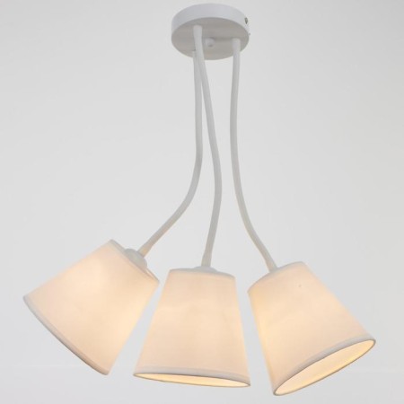 Economic light chandelier 91101/3 3x60W E27, Bely, 64x64x50 cm