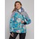 Ski jacket female winter, size 50, blue color